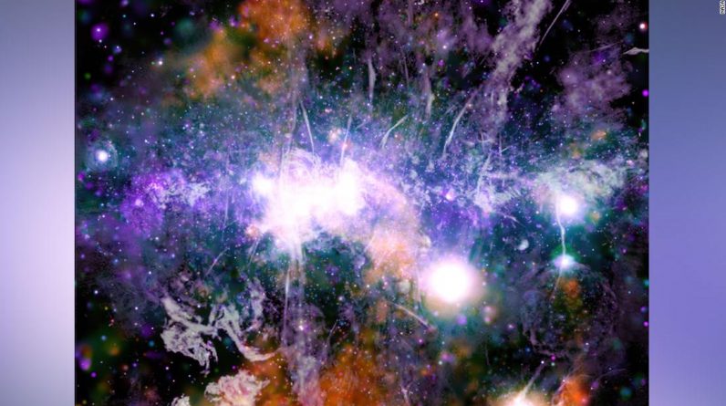 Nowe zdjęcie NASA pokazuje `` gwałtowną energię '' naszej galaktyki