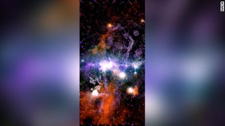 Nowy obraz NASA pokazuje gwałtowną energię naszej galaktyki