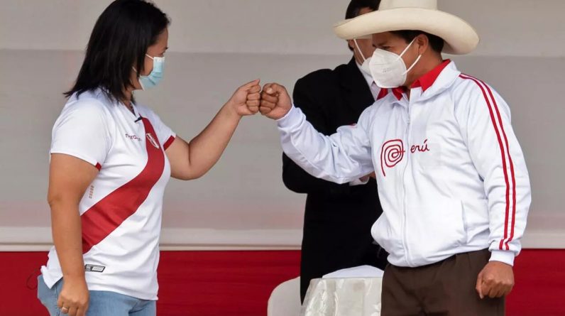 Wybory prezydenckie „twarzą w twarz” między Castillo i Fujimori