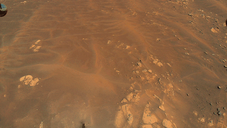 Helikopter NASA Mars wyszukuje intrygujący teren, aby zbadać łazik wytrwałości