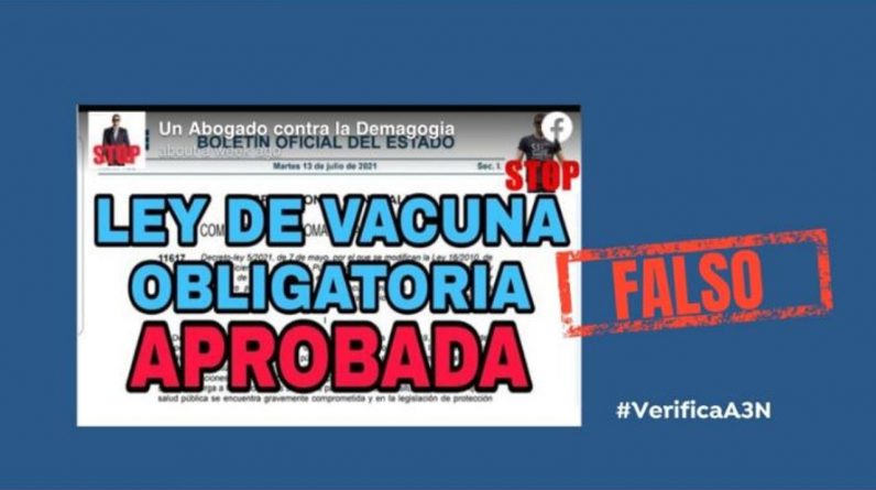 Oszustwo kwestionujące obowiązkowy charakter szczepień przeciwko wirusowi Corona w Hiszpanii