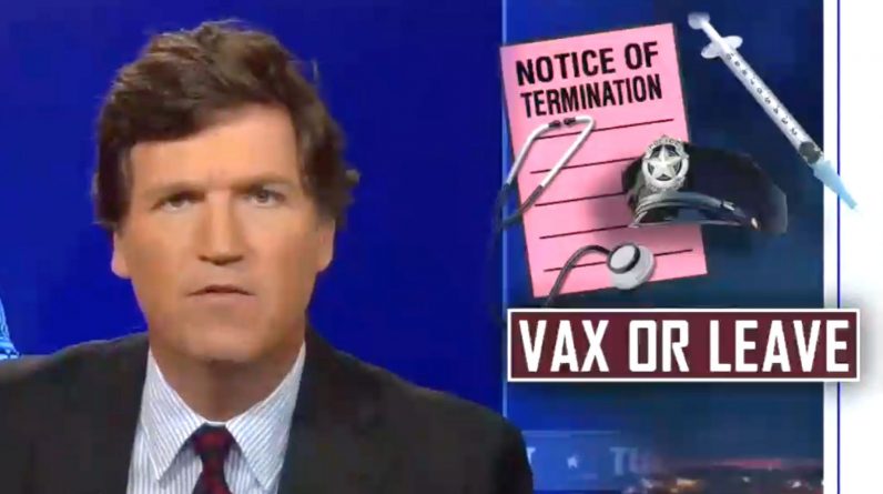 Tucker Carlson wydał całkowicie błędne oświadczenie na temat szczepionek, powołując się na „naukę”