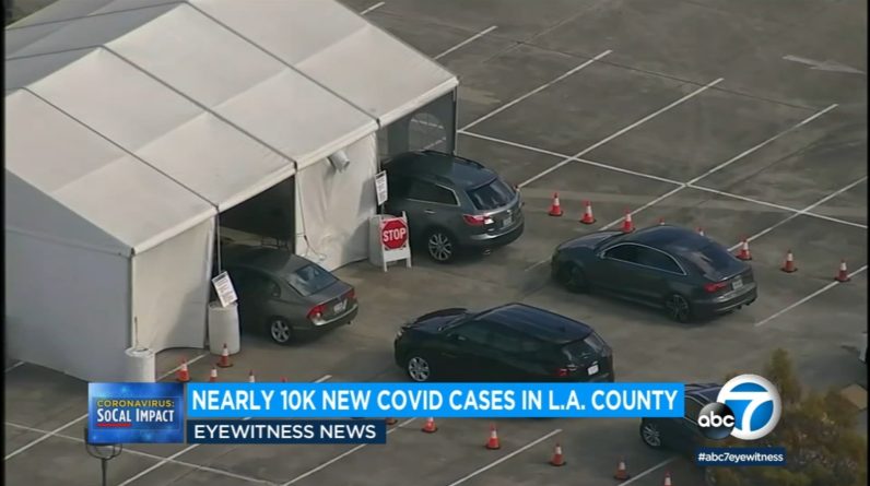 COVID Los Angeles: hrabstwo zgłasza prawie 10 000 nowych przypadków, najwięcej od styczniowego wzrostu