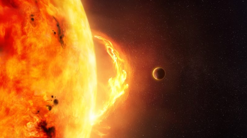 Niszczycielska burza słoneczna zauważona w pobliskim układzie gwiezdnym może być znakiem ostrzegawczym dla życia na Ziemi