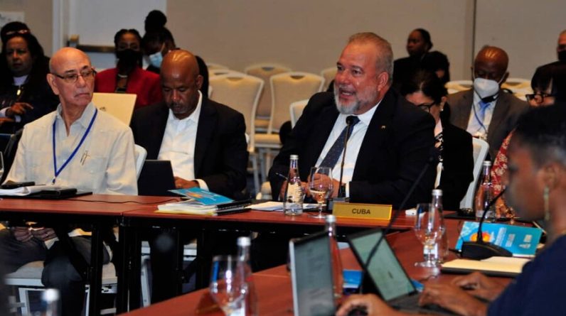 Cuba presente en Primera Reunión Regional de Jefes de Gobierno de CARICOM sobre Cambio climático