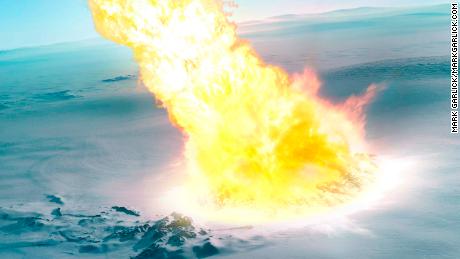 Meteoryt eksplodował w powietrzu nad Antarktydą 430 000 lat temu