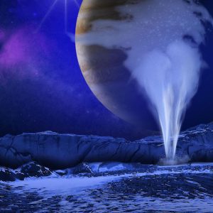 Europa Plume of Water Vapor