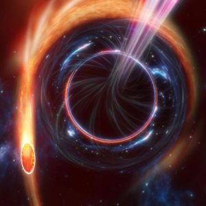 Czarna dziura rozerwała gwiazdę w odległej galaktyce